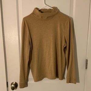 Neutral tan turtleneck, perfect for layering! Size XL